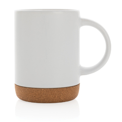 Mug 280ml en céramique avec base en liège
