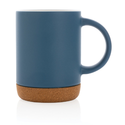 Mug 280ml en céramique avec base en liège