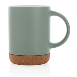 Mug 280ml en céramique avec base en liège