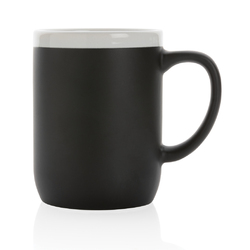 Mug 300ml en céramique avec bord blanc