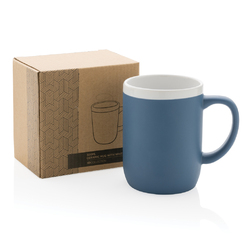Mug 300ml en céramique avec bord blanc