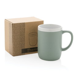 Mug 300ml en céramique avec bord blanc