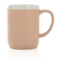 Mug 300ml en céramique avec bord blanc