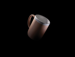 Mug 300ml en céramique avec bord blanc