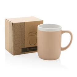 Mug 300ml en céramique avec bord blanc