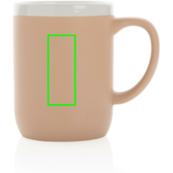 Mug 300ml en céramique avec bord blanc