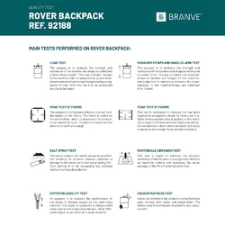 ROVER BACKPACK II. Sac à dos en tissu et PU