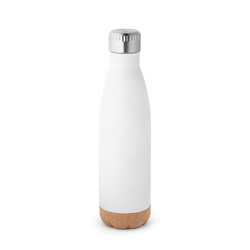 SOLBERG. Thermos 560mL en acier inox avec base en liège