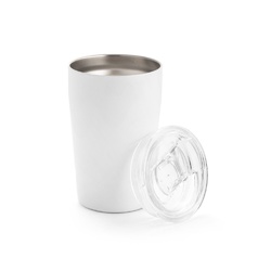 SLIDER. Tasse de voyage 380mL en acier inox