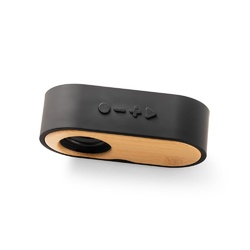 TILLY. Haut-parleur portable 3W avec 5h d'autonomie fabriqué en bambou et en ABS recyclé (100 % rABS)
