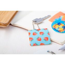 porte-clé personnalisé, rond Felty