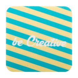 Sous-verre en feutre RPET, rond CreaFelt Drink