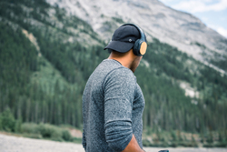 Casque sans fil pliable en bambou et plastique RCS Elite