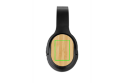 Casque sans fil pliable en bambou et plastique RCS Elite