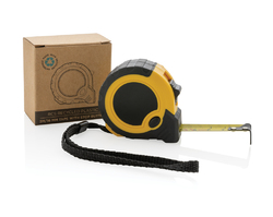 Mètre 3M/16 mm en plastique recyclé RCS avec bouton d'arrêt