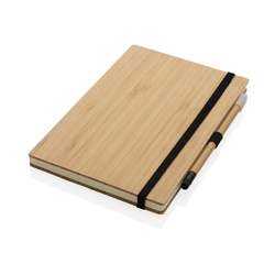 Set avec carnet et crayon infini en bambou