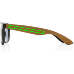 Lunettes de soleil en PC recyclé GRS avec liège