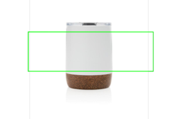 Petite tasse à café en liège et acier recyclé RCS