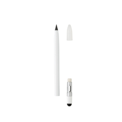 Crayon infini en aluminium avec gomme