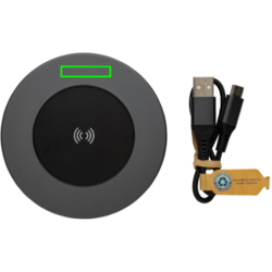 Chargeur sans fil 10W en aluminium recyclé RCS Terra