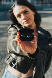 Ecouteurs ENC en plastique recyclé RCS Urban V Palm Springs