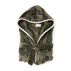 VINGA Peignoir de luxe en peluche RPET GRS Louis taille S-M