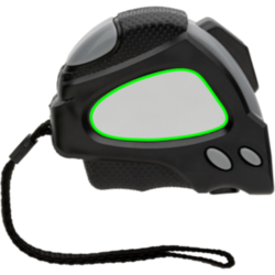 Mètre ruban Auto stop 5M/19mm en plastique recyclé RCS