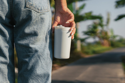 Mug 300ml isotherme et étanche en acier recyclé RCS