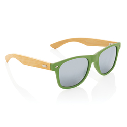 Lunettes de soleil en bambou et plastique recyclé RCS