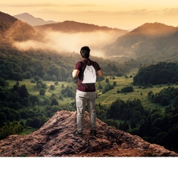 SYROS. Sac réfléchissant en polyester (200 g/m²)