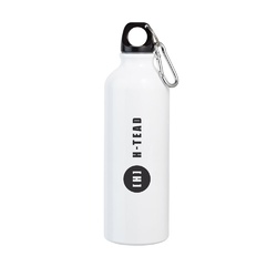 LANDSCAPE L. Bouteille de sport 800mL en aluminium avec mousqueton