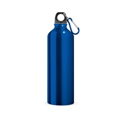LANDSCAPE L. Bouteille de sport 800mL en aluminium avec mousqueton