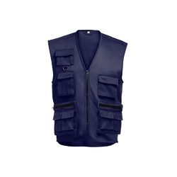THC PIXEL. Gilet (200 g/m²) en polyester et coton