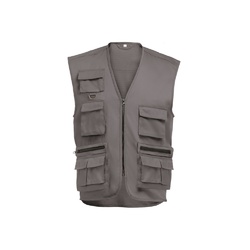 THC PIXEL. Gilet (200 g/m²) en polyester et coton