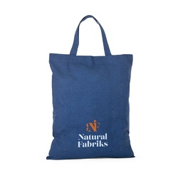 SIENA. Sac pliable en coton (50%), coton recyclé (30%) et polyester (20% rPET) (140 g/m²)