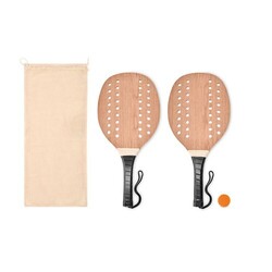 PALAS Set beach tennis en bois de ros