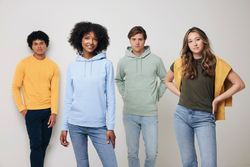 Sweater à col rond en coton recyclé IQONIQ Zion