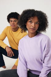 Sweater à col rond en coton recyclé IQONIQ Zion