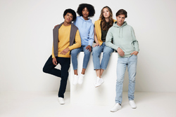 Sweater à col rond en coton recyclé IQONIQ Zion