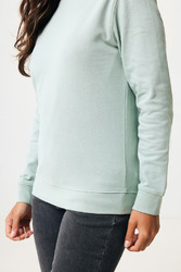 Sweater à col rond en coton recyclé IQONIQ Zion