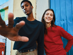 Sweater à col rond en coton recyclé IQONIQ Zion