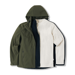 Pull à col rond en coton recyclé non teinté IQONIQ Denali