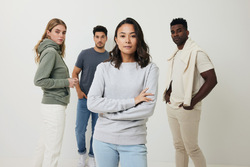 Pull à col rond en coton recyclé non teinté IQONIQ Denali