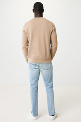 Pull à col rond en coton recyclé non teinté IQONIQ Denali