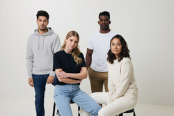 Pull à col rond en coton recyclé non teinté IQONIQ Denali