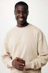 Sweater à col rond en coton recyclé Iqoniq Kruger