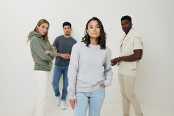 Sweat à capuche en coton recyclé et non teinté IQONIQ Torres