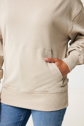 Sweat à capuche en coton recyclé IQONIQ Yoho