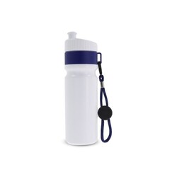 Bidon de sport avec bord et cordon 750ml