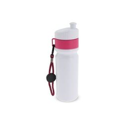 Bidon de sport avec bord et cordon 750ml
